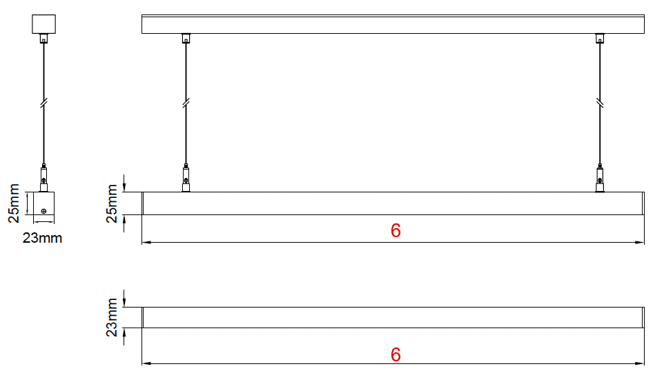 Sword Pendant 48V – Dessins techniques