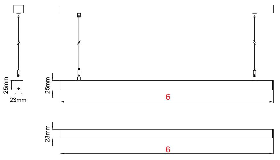 Sword Pendant 48V – Dessins techniques