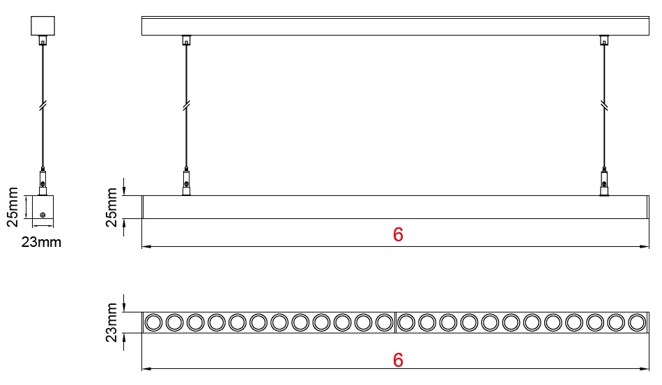 Sword Pendant 48V – Dessins techniques