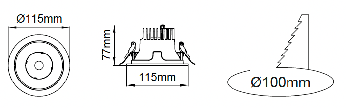 Ares Mini – Technische Zeichnungen