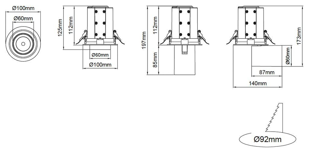 Aram Mini – Technical Drawings
