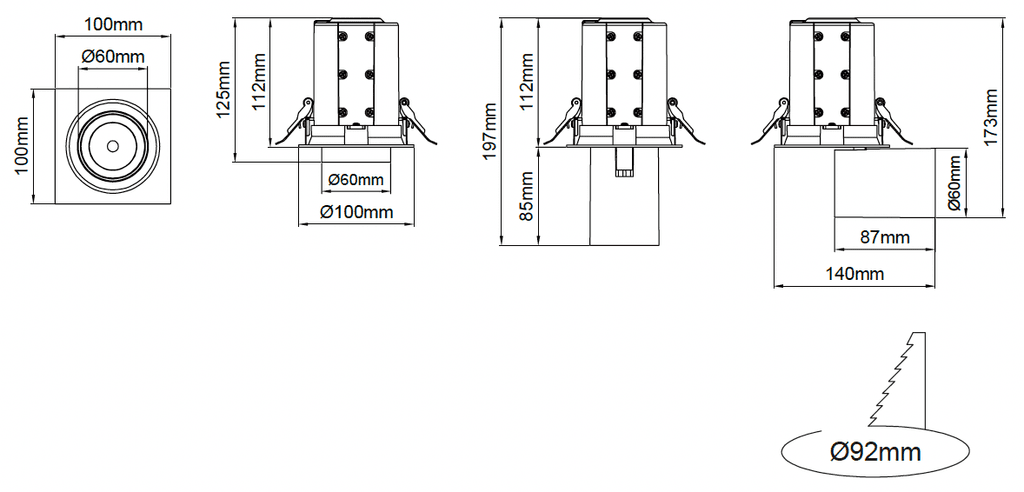 Aram Mini – Technical Drawings