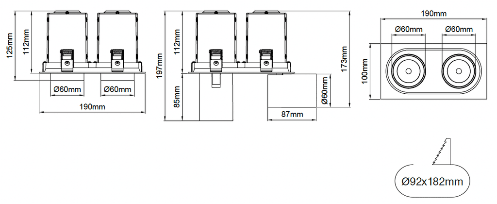 Aram Mini – Technical Drawings