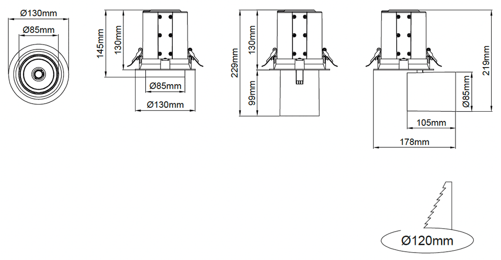 Aram Maxi – Technical Drawings