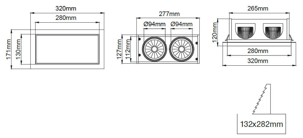 Mera Mini – Technische Zeichnungen