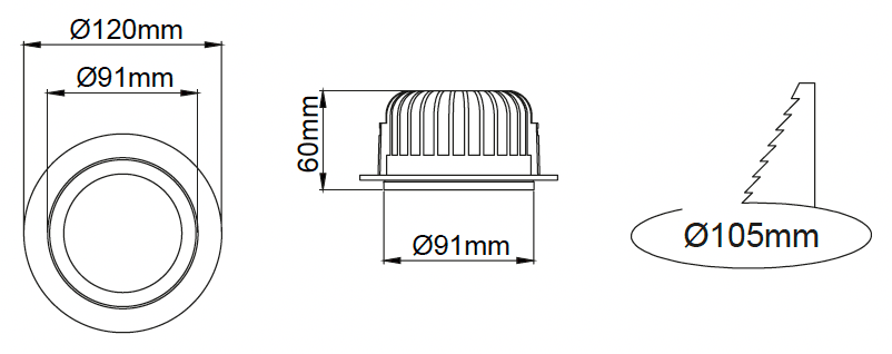 Mini Torres Fix – Technische Zeichnungen