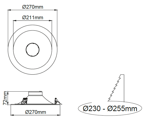 Artemis 270 – Technische Zeichnungen