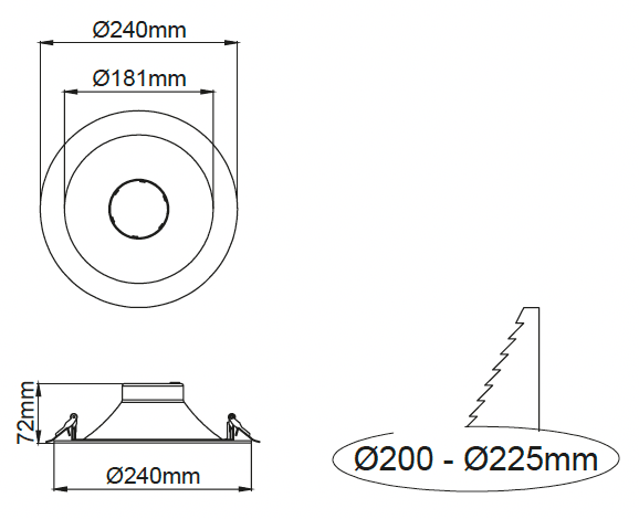 Artemis 240 – Dessins techniques