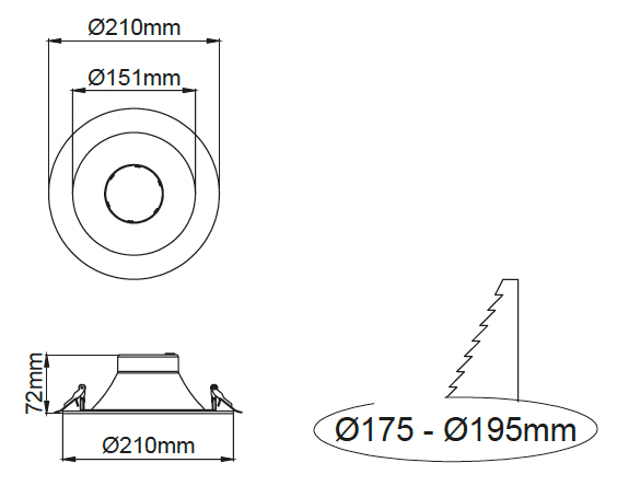 Artemis 210 – Technische Zeichnungen