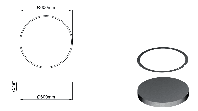 Sivo Slim Full Ring – Dessins techniques