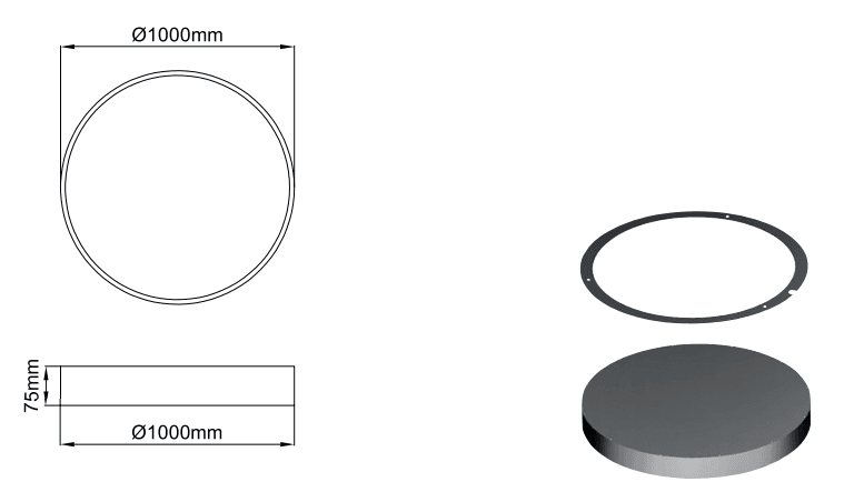 Sivo Slim Full Ring – Technical Drawings