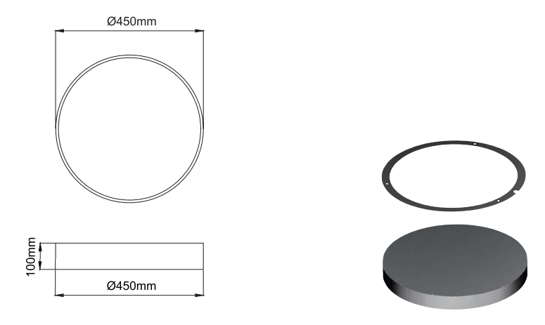 Sivo Full Ring – Dessins techniques