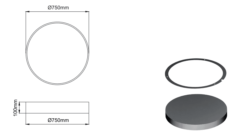 Sivo Full Ring – Technical Drawings