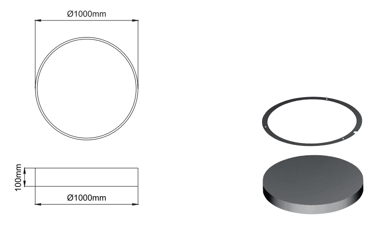 Sivo Full Ring – Technische Zeichnungen