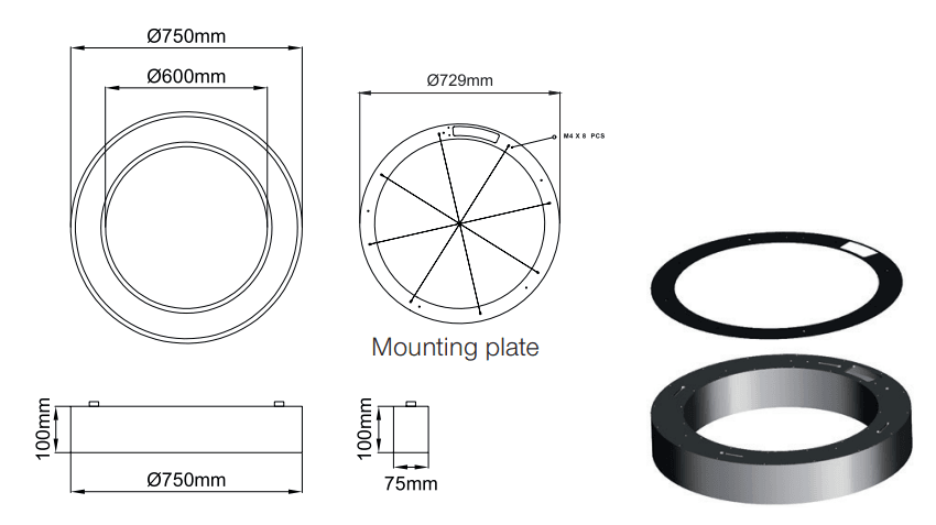 Sivo Ring – Technical Drawings