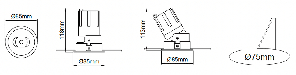 Titania Mini – Dessins techniques