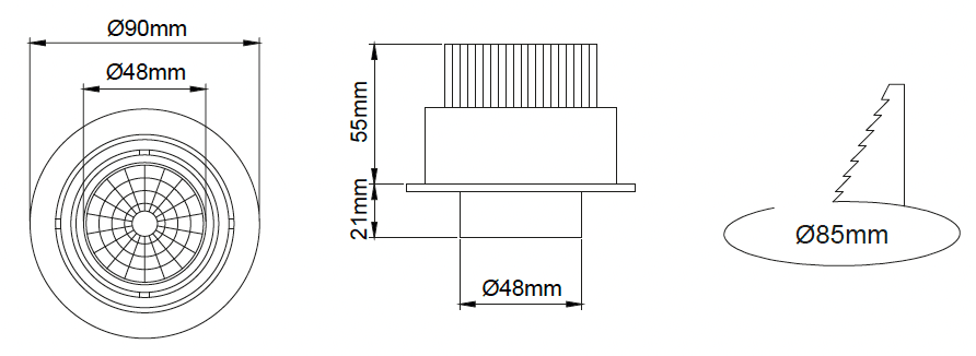 Luxon Focus – Dessins techniques