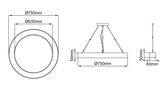 Sivo Super Slim Ring – Technische Zeichnungen