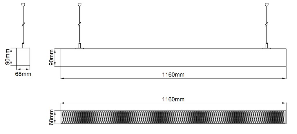 Darkline Track Mounted – Teknik Çizimler