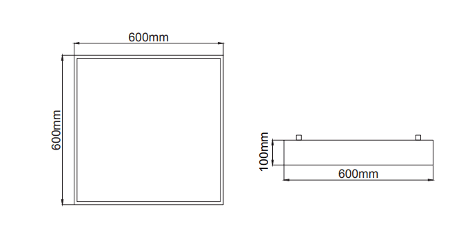 Panos Surface Mounted – Dessins techniques