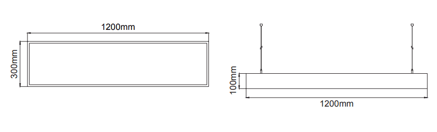 Panos Suspendant – Technical Drawings