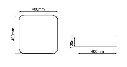 Panos Radius Surface – Technical Drawings