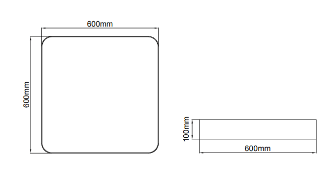 Panos Radius Surface – Technical Drawings
