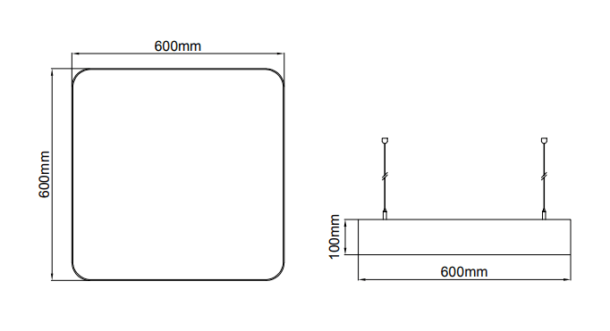 Panos Radius Direct/Indirect – Technical Drawings