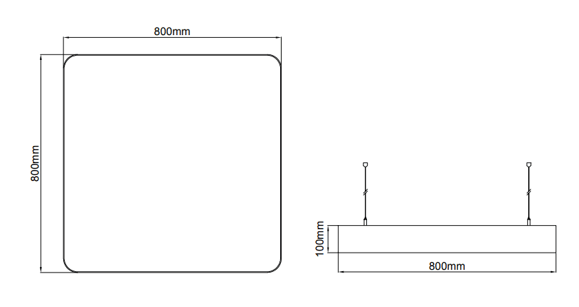 Panos Radius Direct/Indirect – Technical Drawings