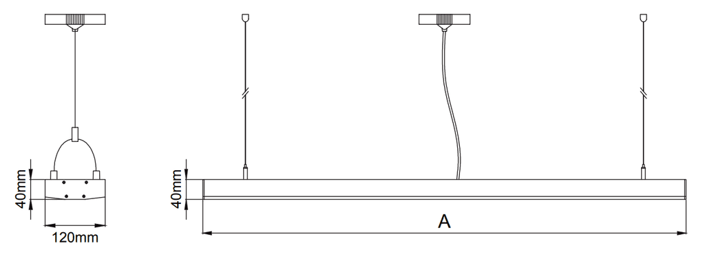Slimline – Dessins techniques
