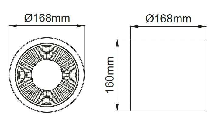 Ares Midi Surface – Technical Drawings