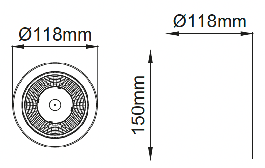 Ares Mini Surface – Technical Drawings