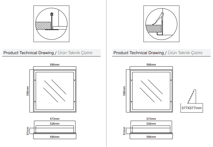 Steril – Dessins techniques