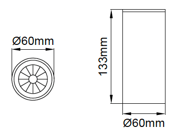 Silindir Mini Surface – Technical Drawings
