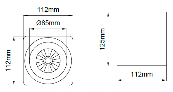 Venus Mini – Technical Drawings