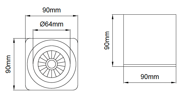 Venus Micro – Technische Zeichnungen