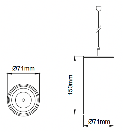 Pipa Mini Pendant – Dessins techniques