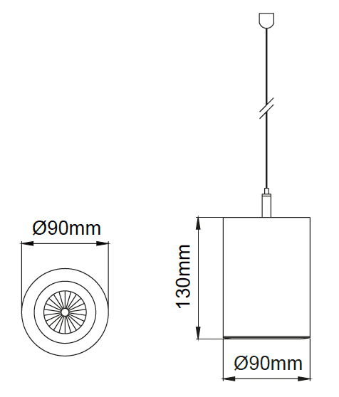 Cub Mini Pendant – Dessins techniques