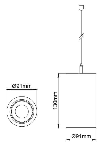 Deepress Pendant – Dessins techniques