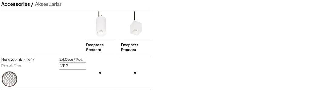 Deepress Pendant – Accessoires