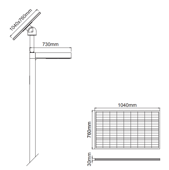 Sonic Solar – Technical Drawings
