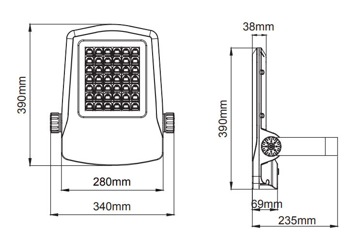 Falcon Midi PR – Technical Drawings