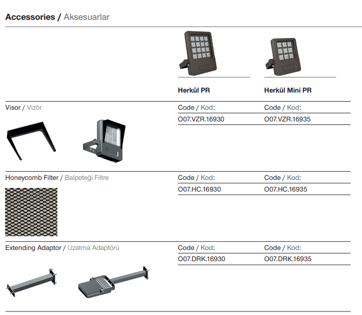 Herkül PR – Accessoires