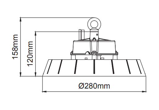Bonita Maxi Highbay – Dessins techniques