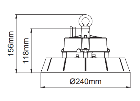 Bonita Mini Highbay – Dessins techniques