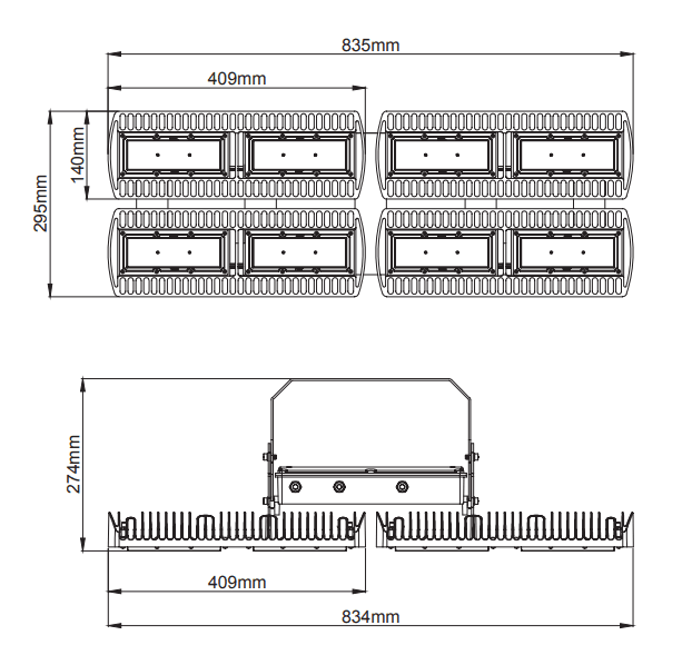 Flamingo Highbay – Dessins techniques