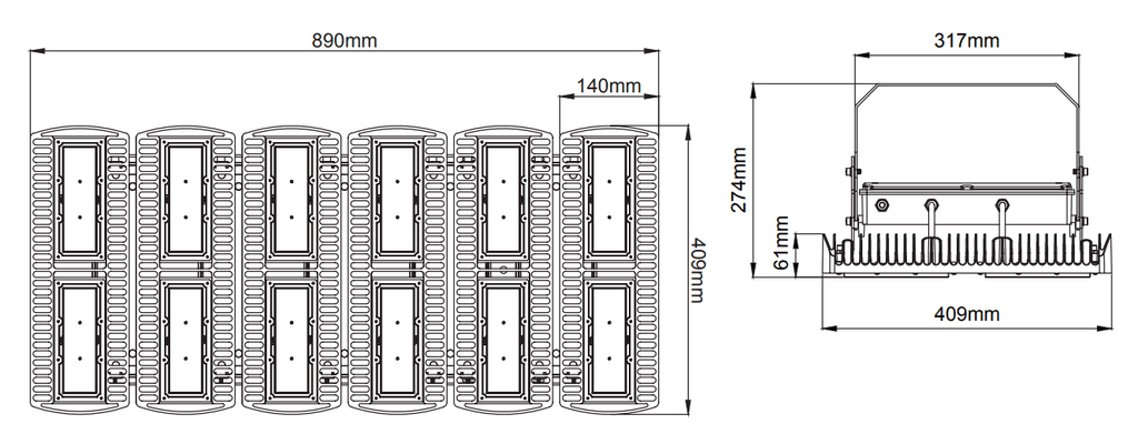 Flamingo Highbay – Dessins techniques