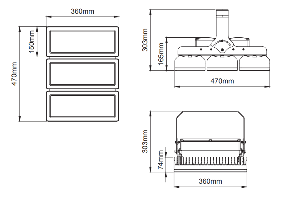 Pelikan Highbay – Dessins techniques