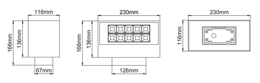 Cube – Dessins techniques