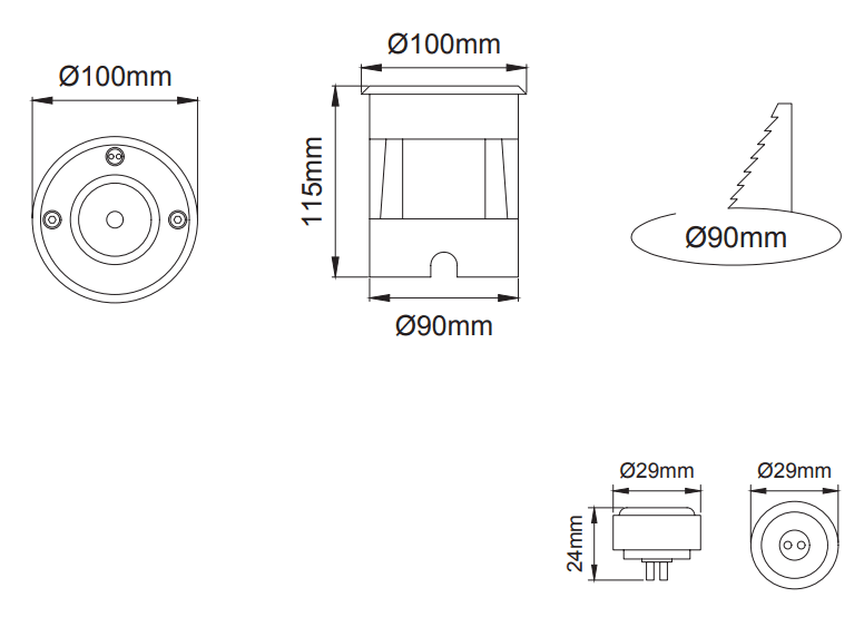 Walk Mini – Dessins techniques